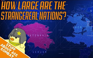【皇牌空战】皇牌空战里的国家面积都有多大？（英文字幕）-857 