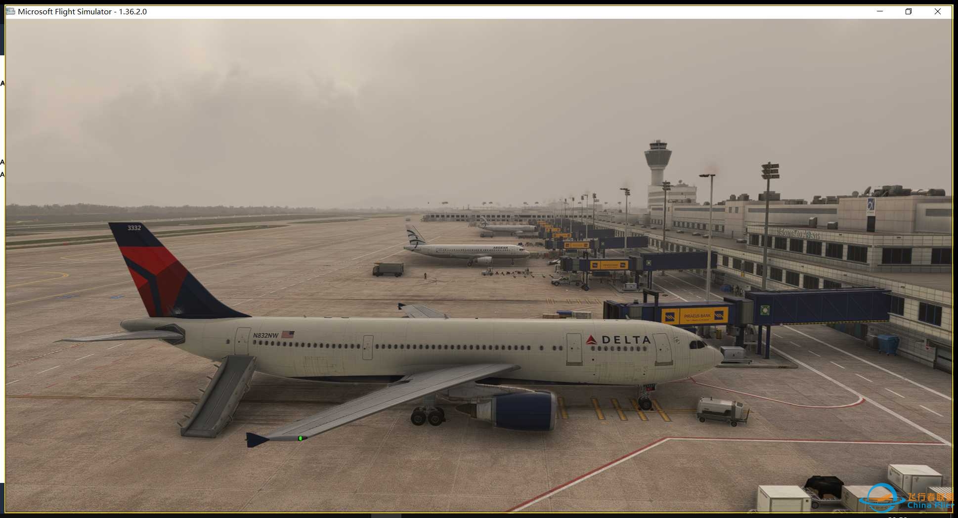 AIRBUS 300-600 环球之旅 LEG2/3 LFMN-LOWI-LGAV-4096 
