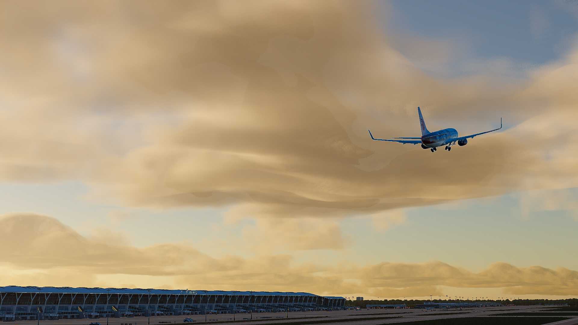 【X-Plane 11】ZSPD-ZUTF 活动转场飞行 （ALTN ZHHH）-2094 
