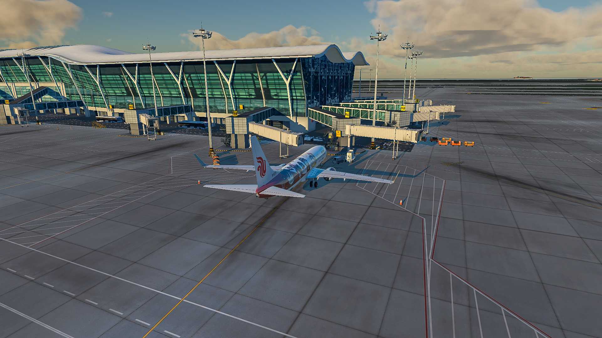 【X-Plane 11】ZSPD-ZUTF 活动转场飞行 （ALTN ZHHH）-6308 