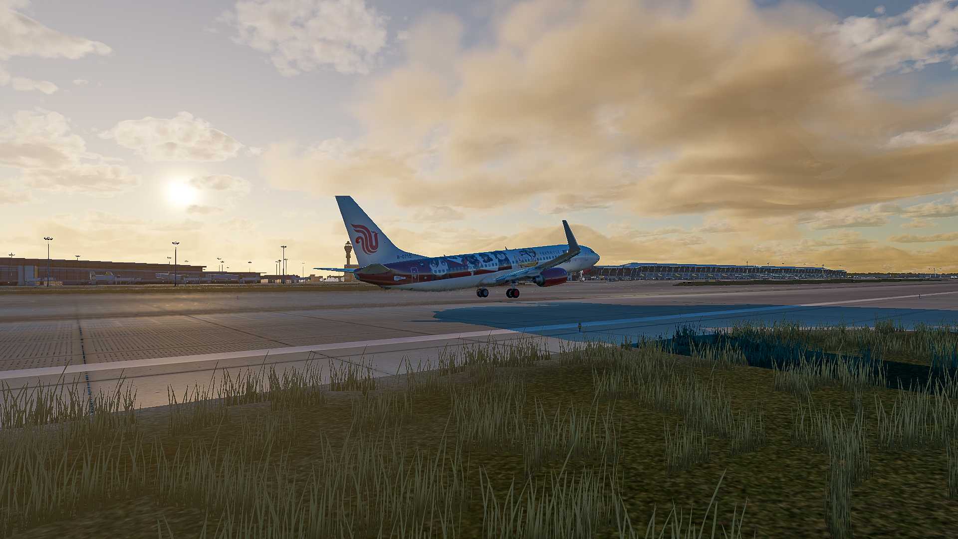 【X-Plane 11】ZSPD-ZUTF 活动转场飞行 （ALTN ZHHH）-6278 