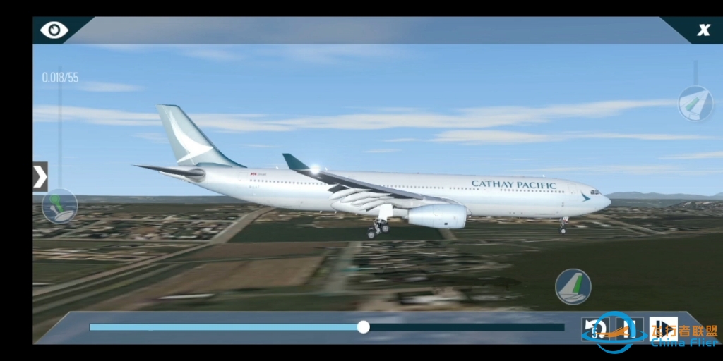 【x-plane10】A330软着陆-6351 