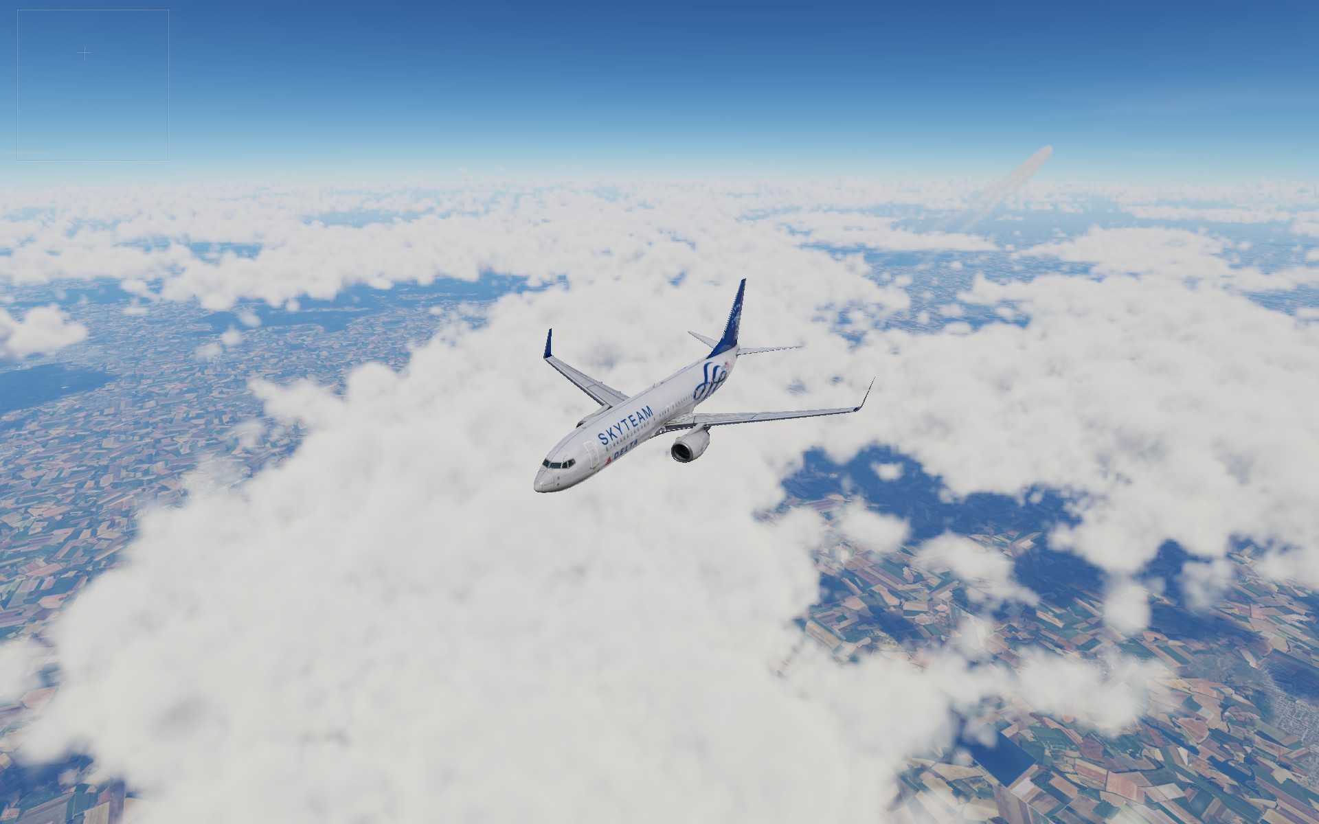 飞行的图片，xp12，超级美-7671 