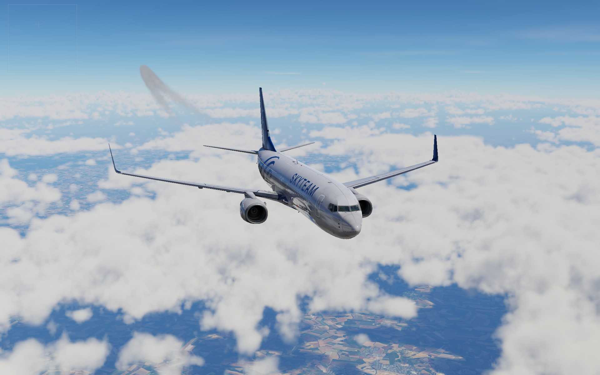 飞行的图片，xp12，超级美-9133 