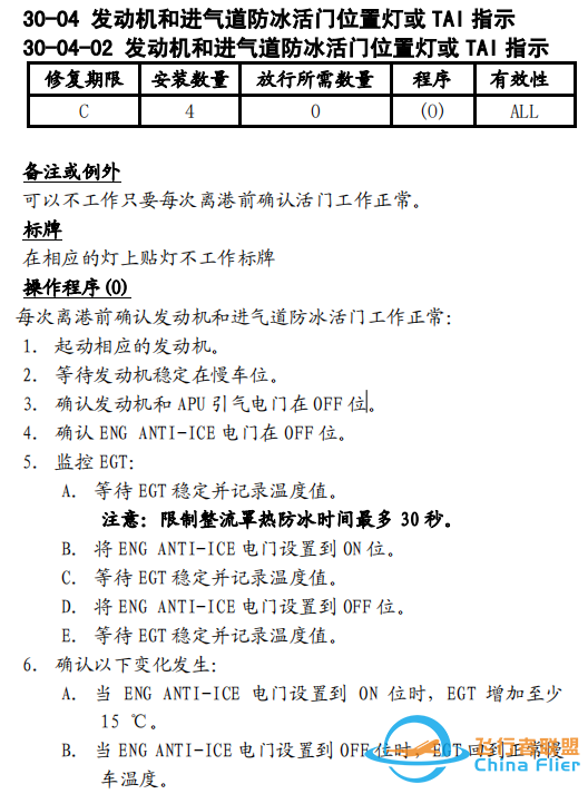 波音737NG飞机C148 ENG 1 ENG&WING CONTROL跳开关跳出处置-1076 