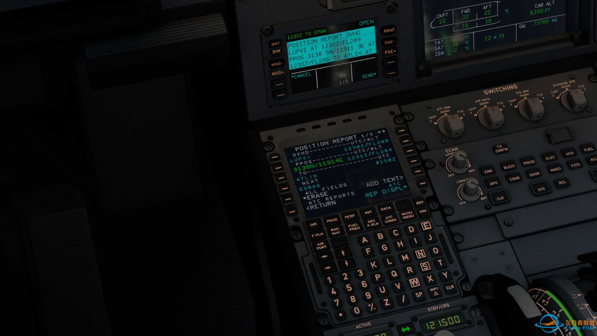 【首发】X-Plane里也能用CPDLC？再不用担心插不进对话了 Part 2-6881 