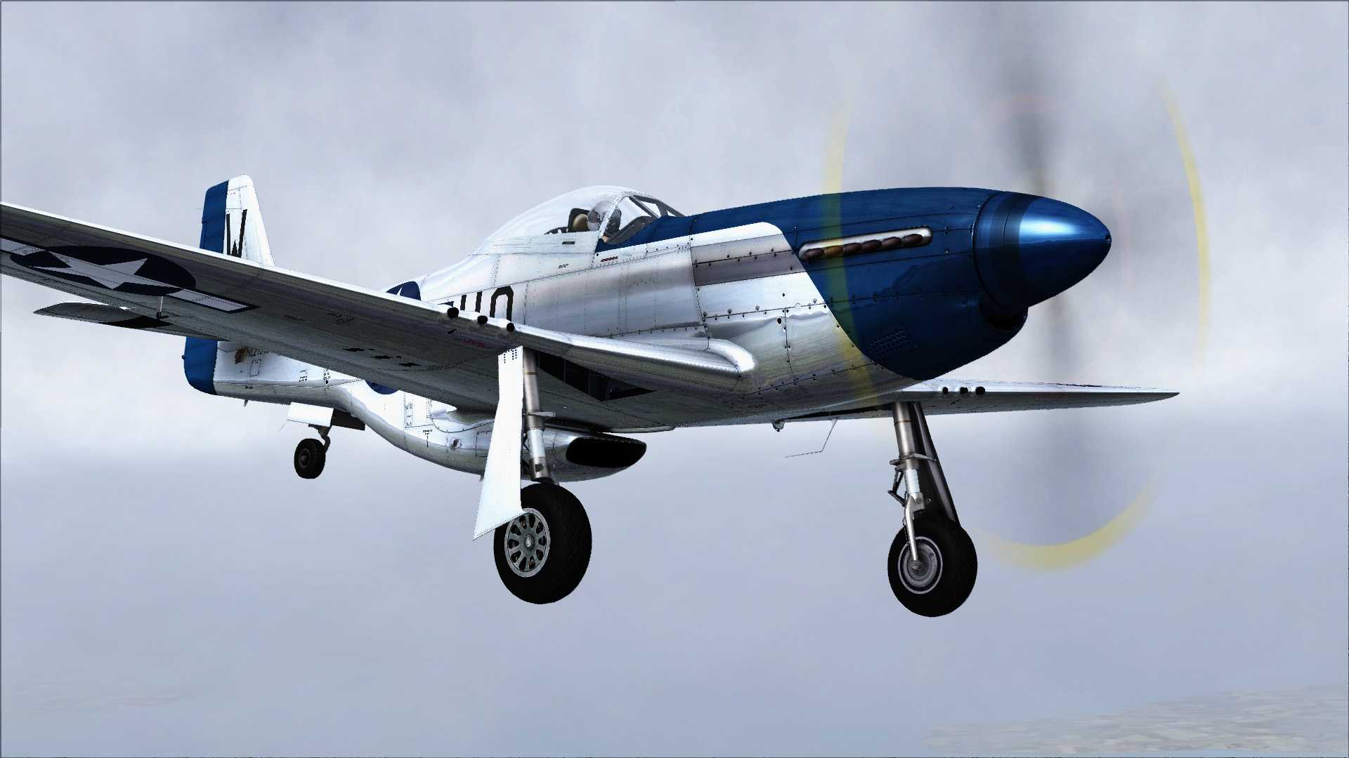 声明非P3D这就是老版FSX加了个反光贴图瞬间反光强烈-4392 