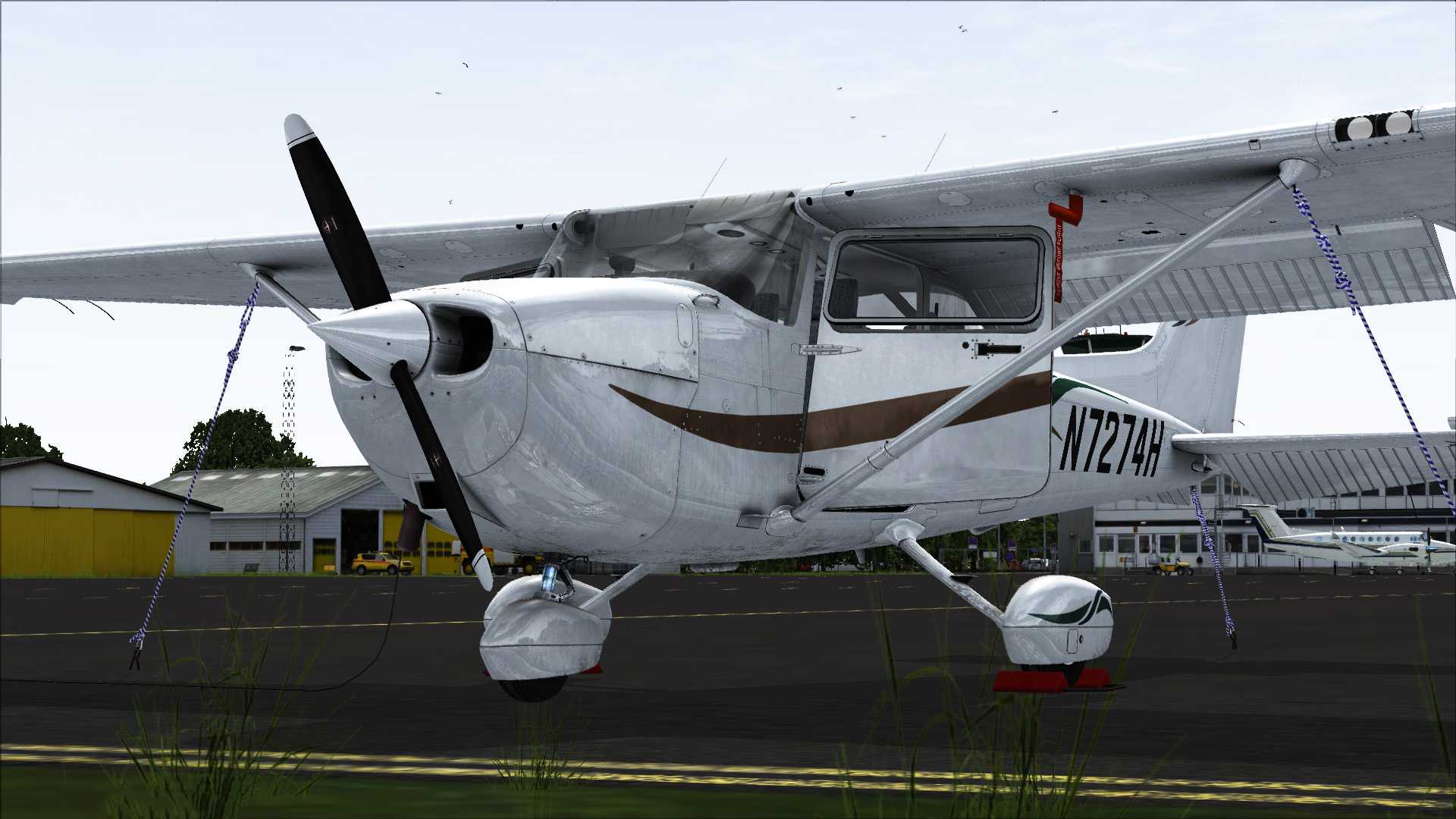 声明非P3D这就是老版FSX加了个反光贴图瞬间反光强烈-7148 