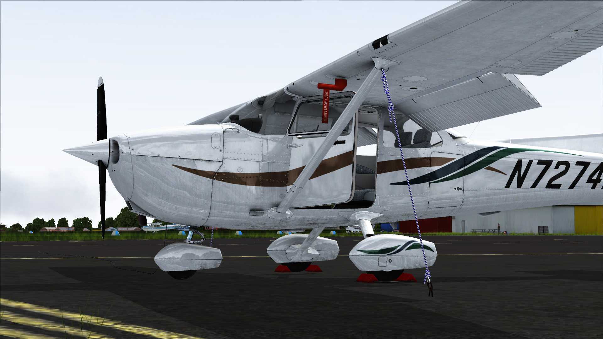 声明非P3D这就是老版FSX加了个反光贴图瞬间反光强烈-2653 