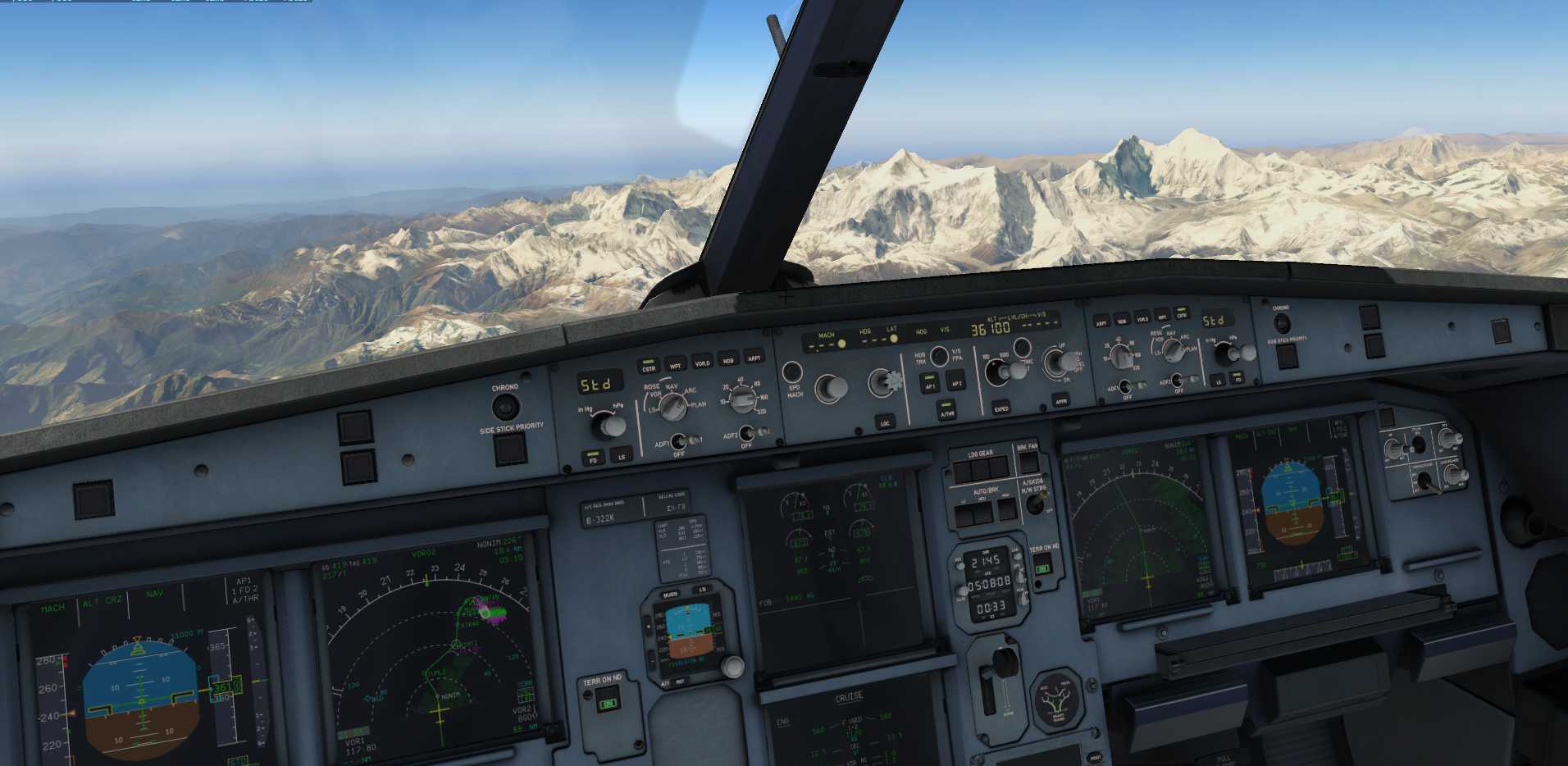 A320飞越喜马拉雅山脉-9266 