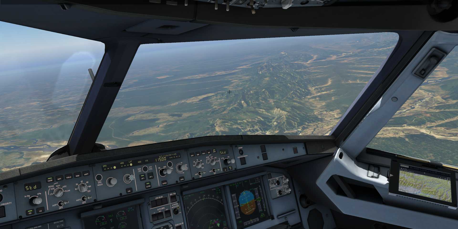 A320飞越喜马拉雅山脉-734 