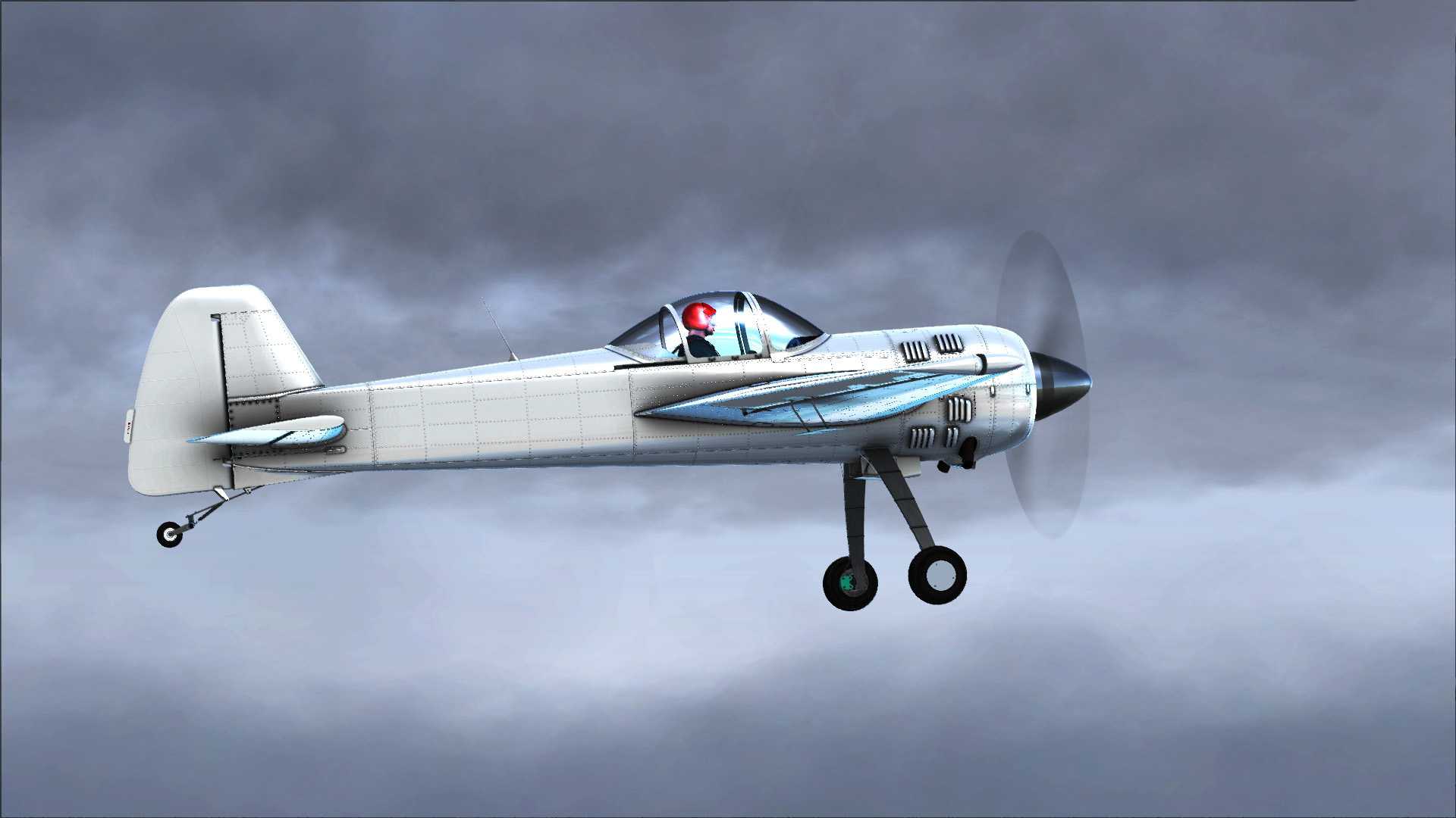 FSX 铝合金般的反光涂装-767 