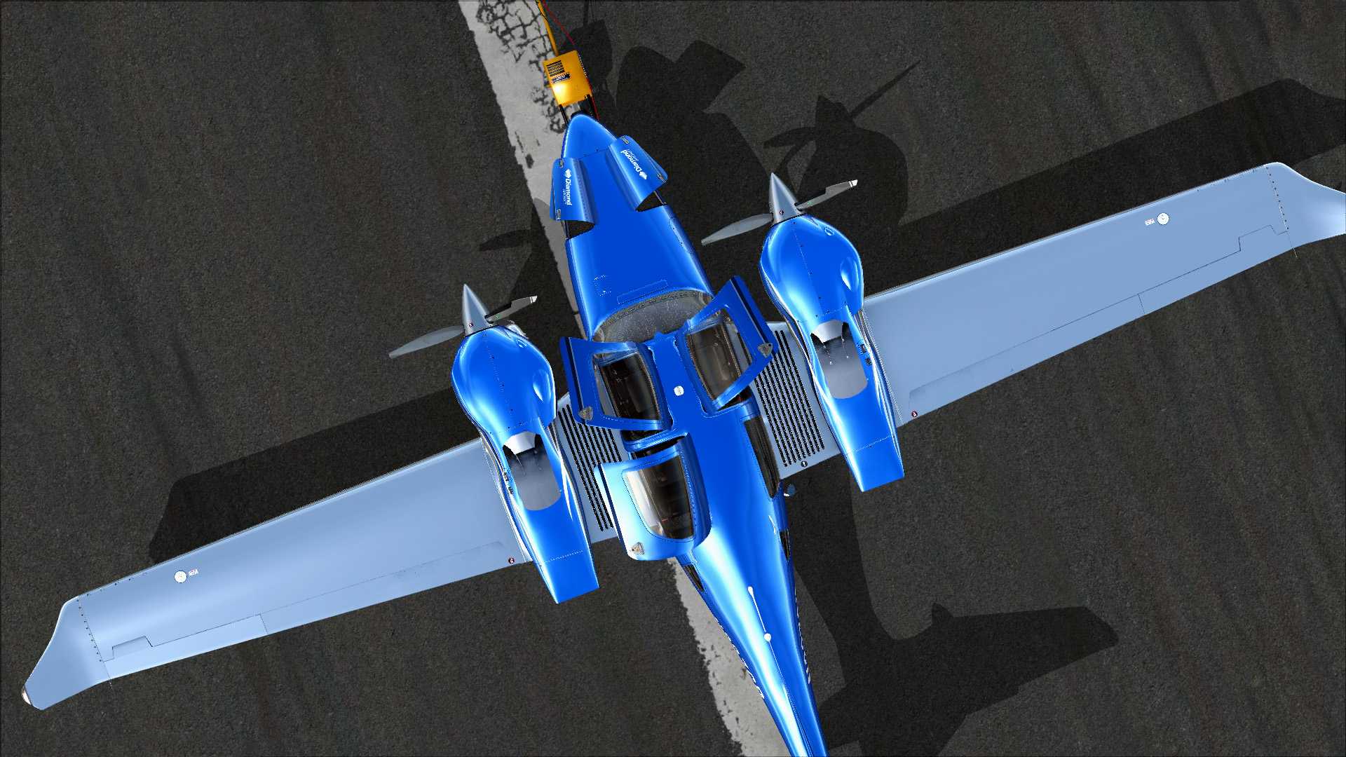 FSX 铝合金般的反光涂装-8003 