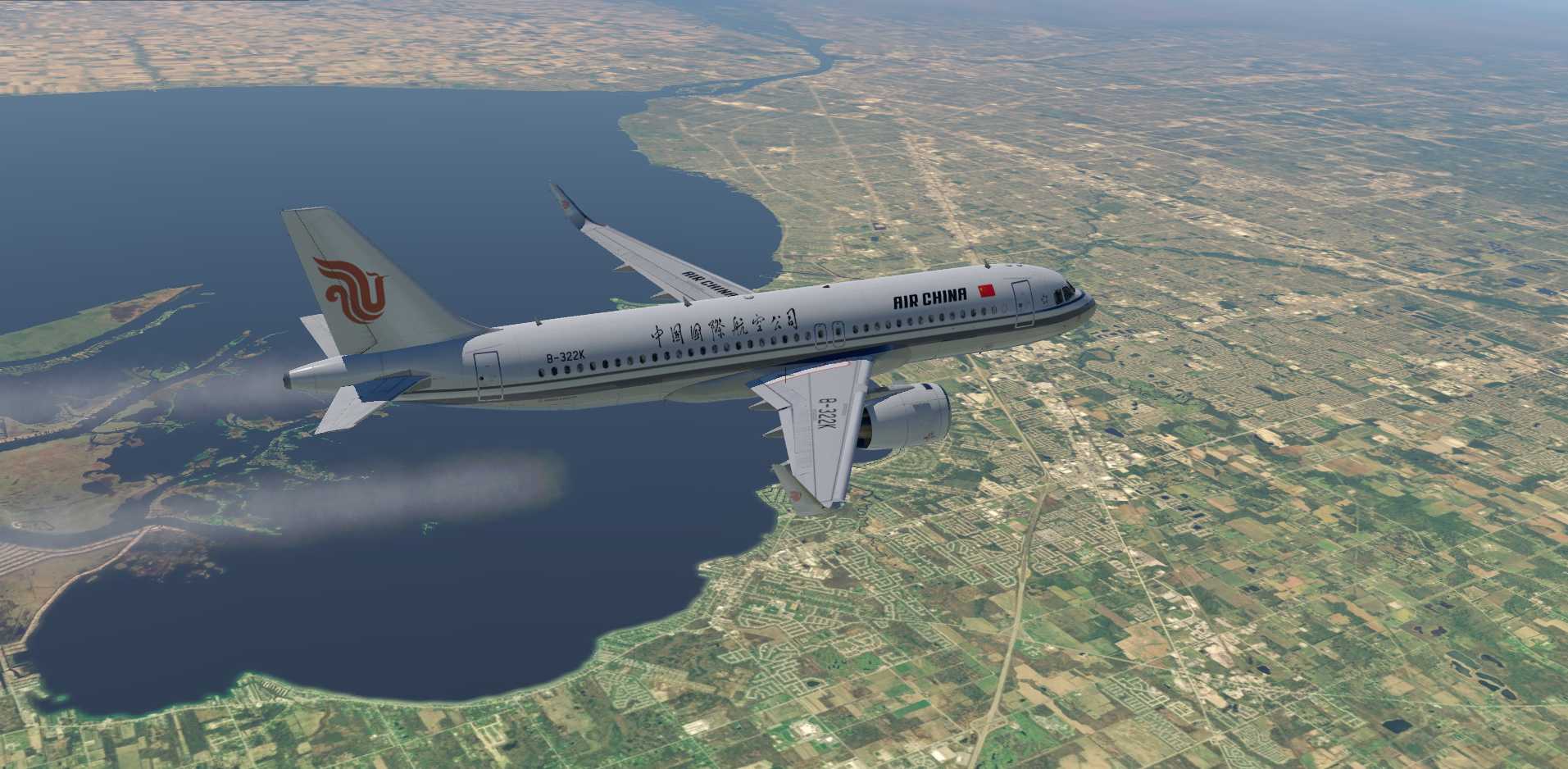 A320飞行美图JS-8445 