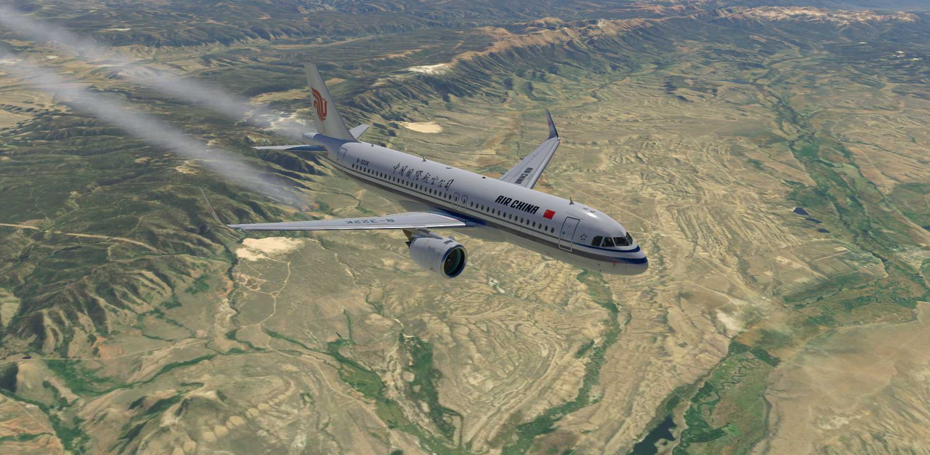 A320飞行美图JS-8401 