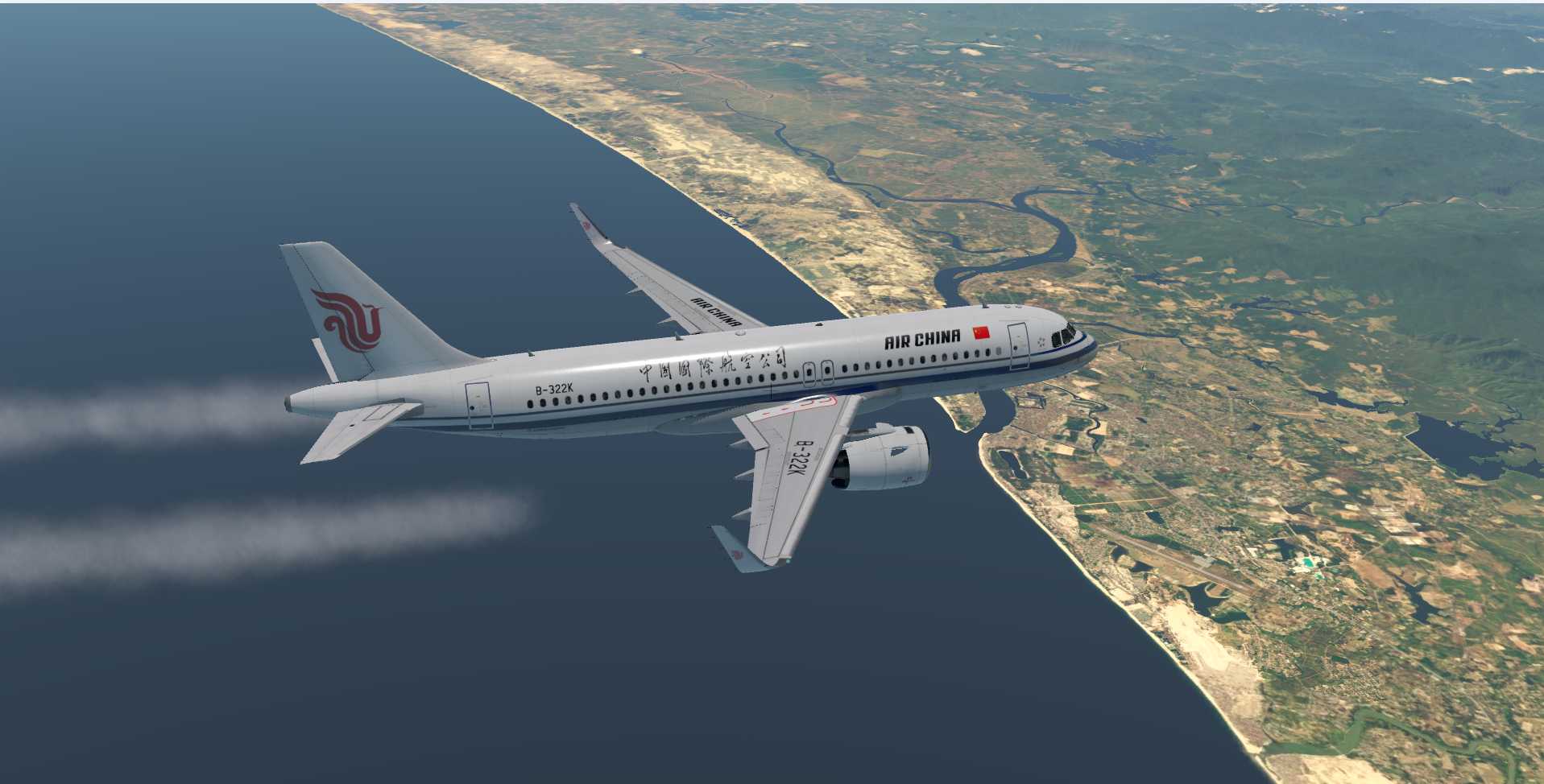 A320飞行美图HX765-263 