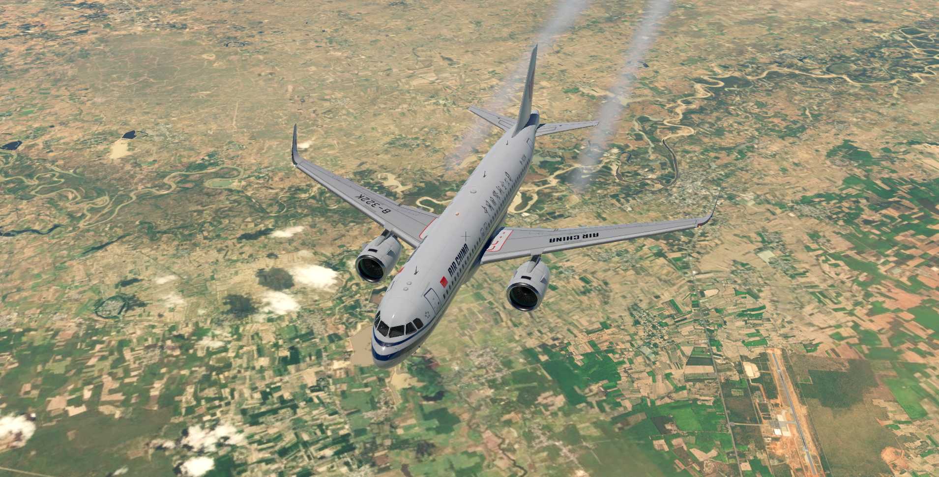 A320飞行美图HX765-7096 