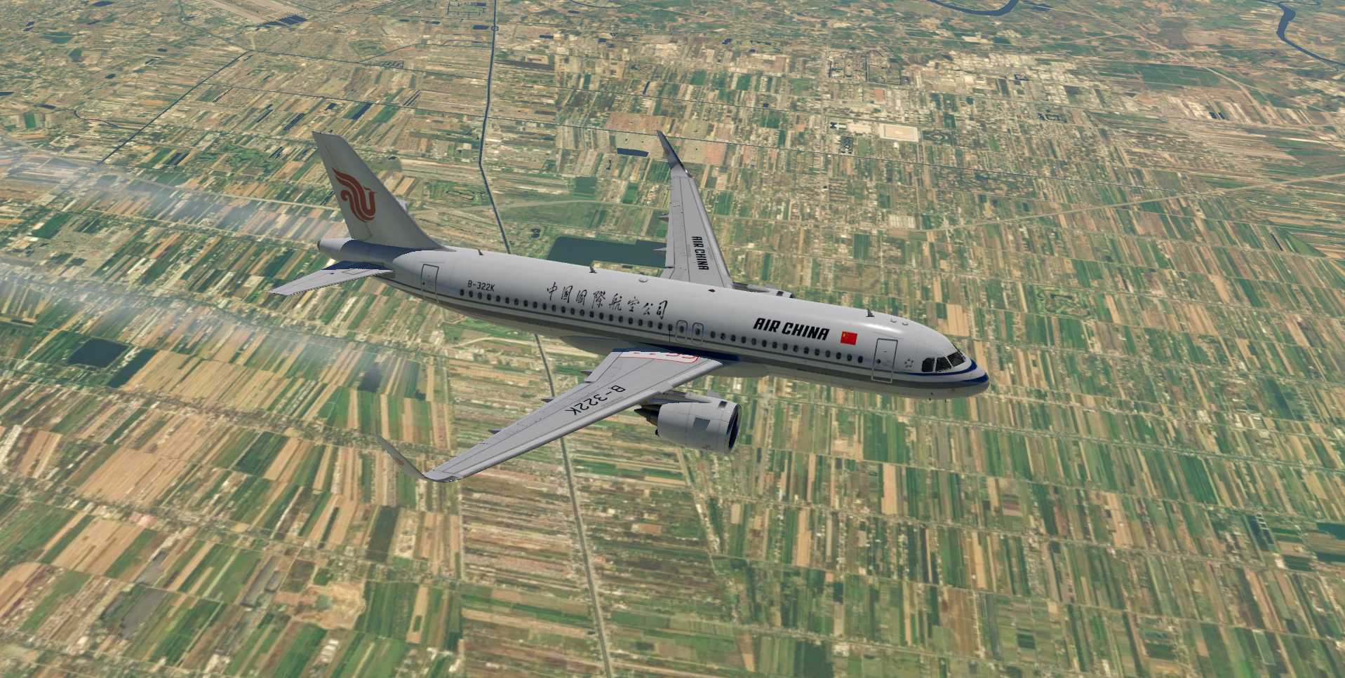 A320飞行美图HX765-9486 