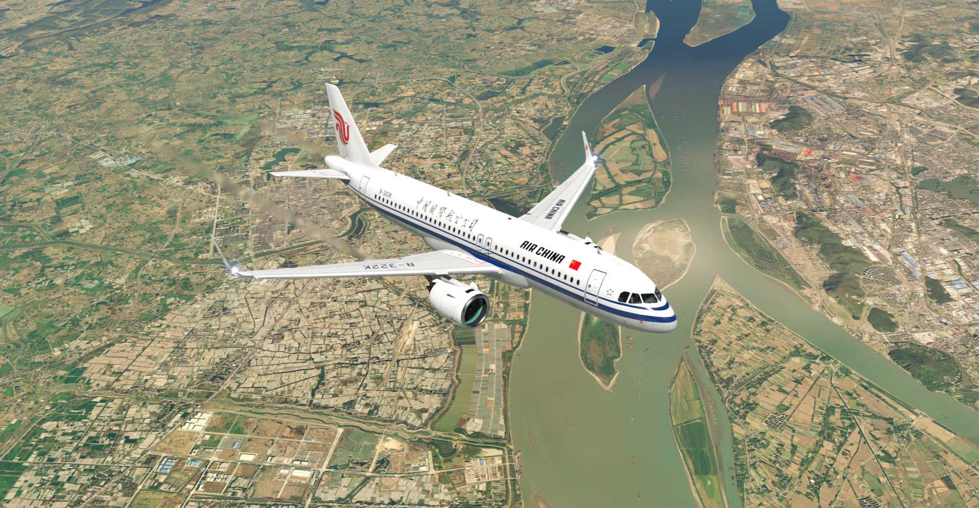 A320三万英尺高空的飞行美图17-409 