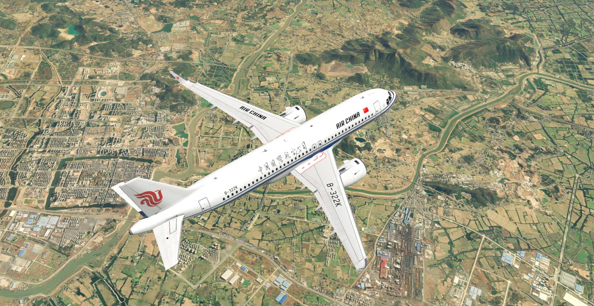 A320三万英尺高空的飞行美图17-9889 