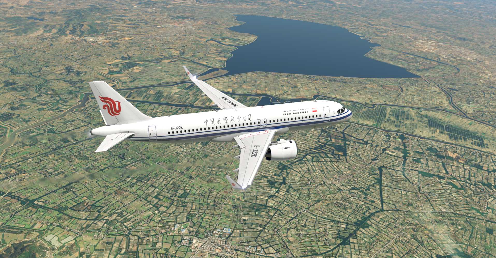 A320三万英尺高空的飞行美图17-8859 