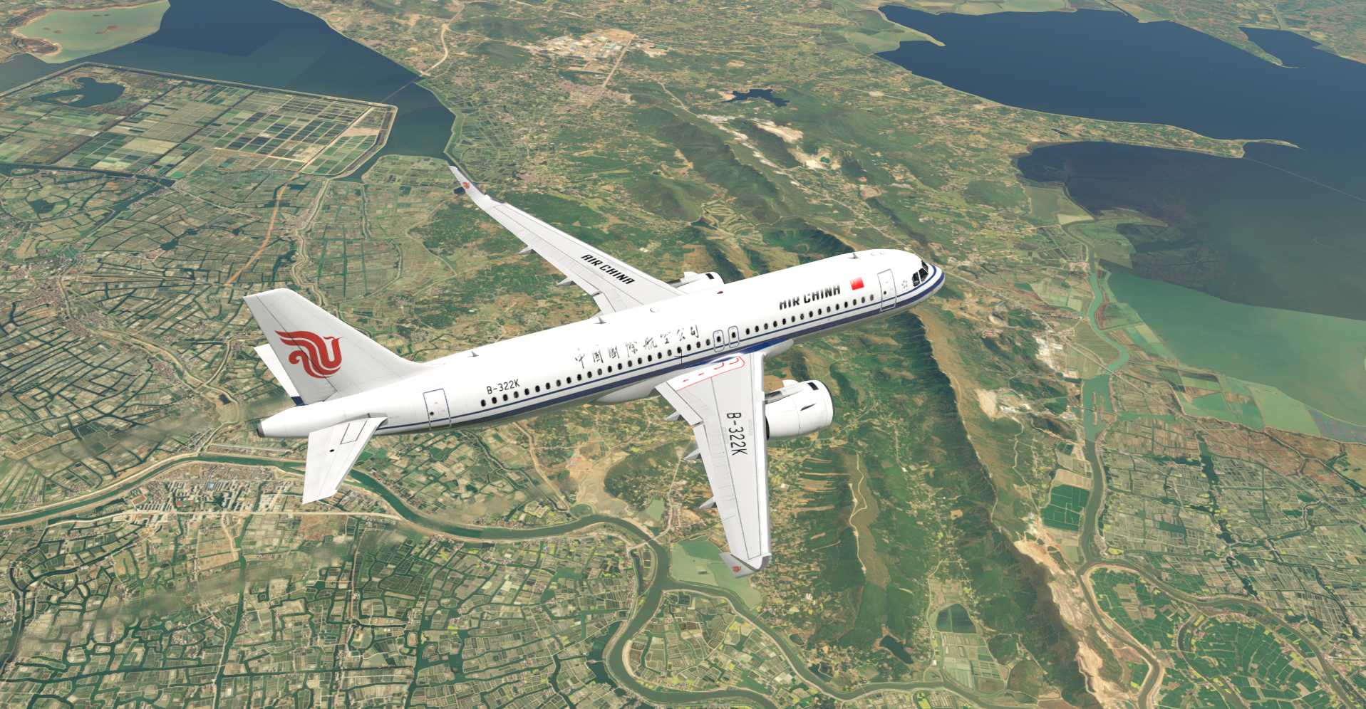 A320三万英尺高空的飞行美图17-5043 