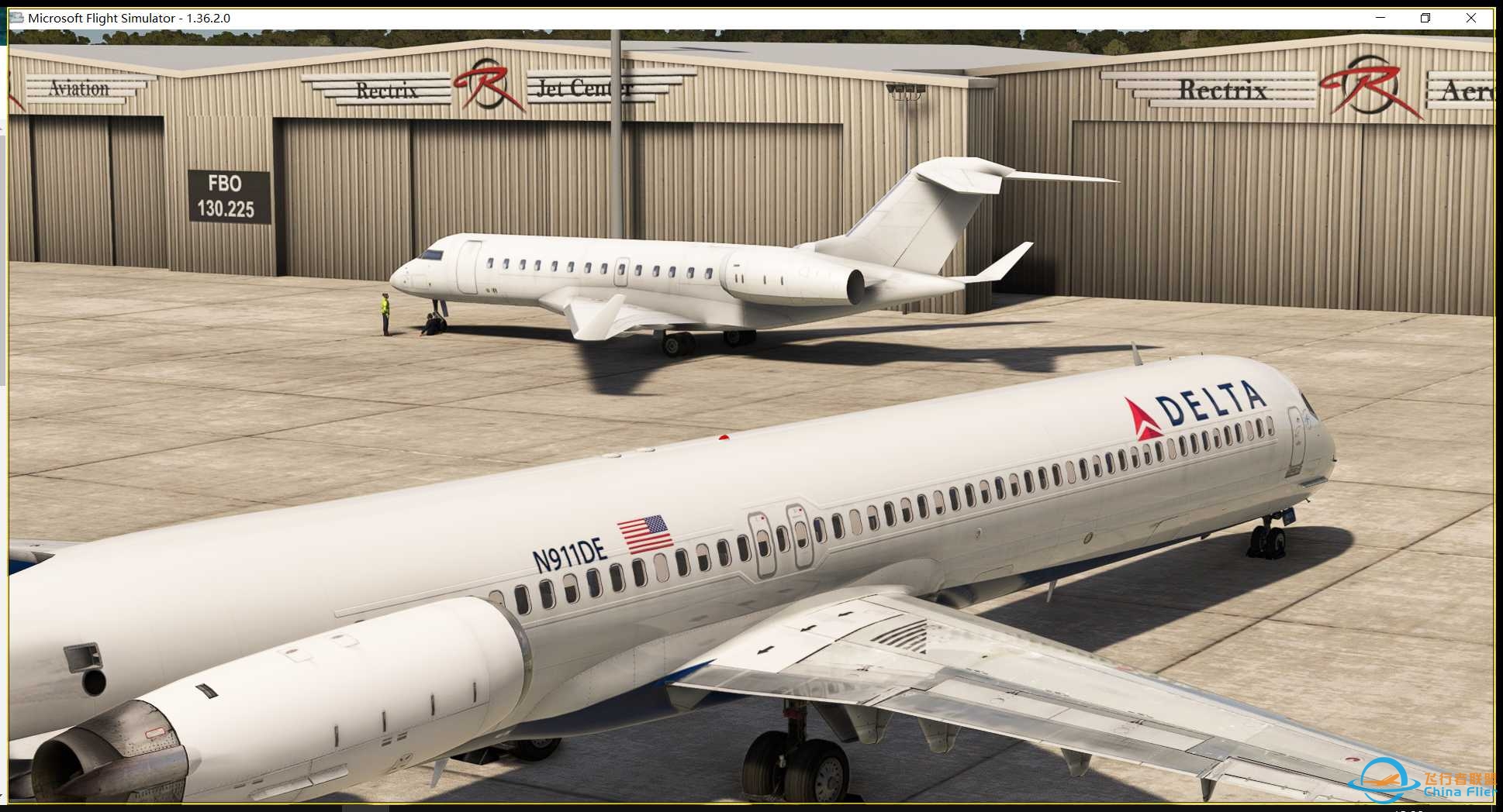 美国私人飞机是真多-7754 