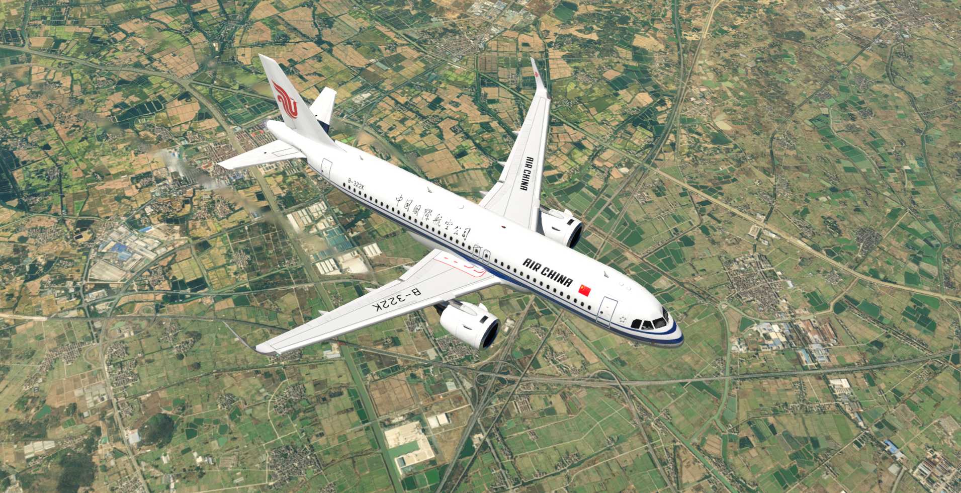 A320三万英尺高空的飞行美图17-3526 