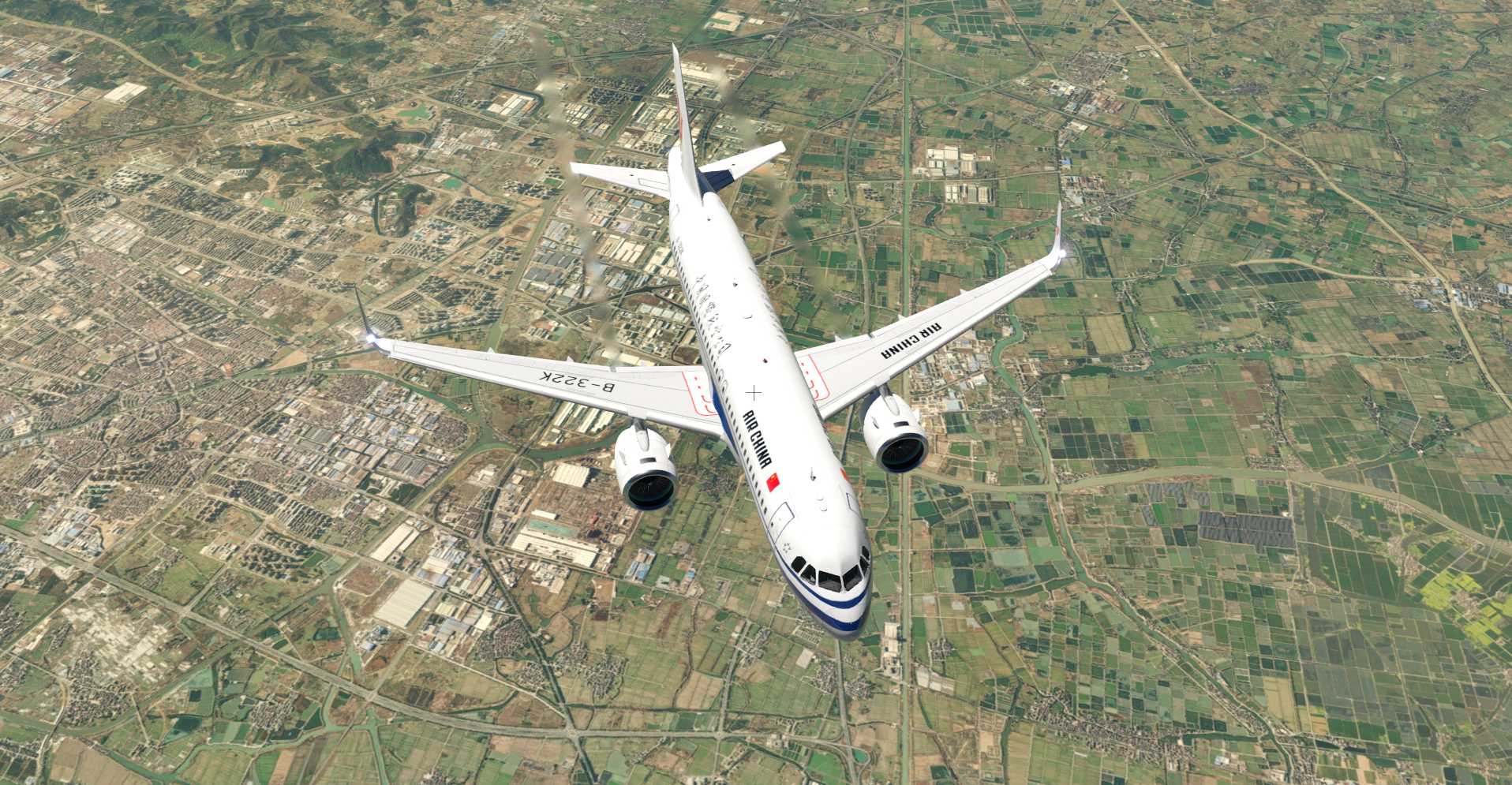 A320三万英尺高空的飞行美图17-6098 