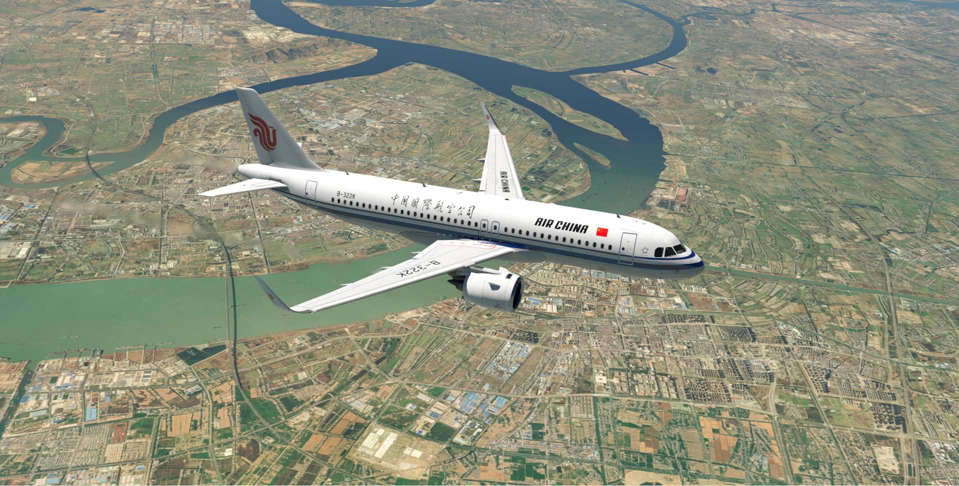 A320三万英尺高空的飞行美图17-3705 