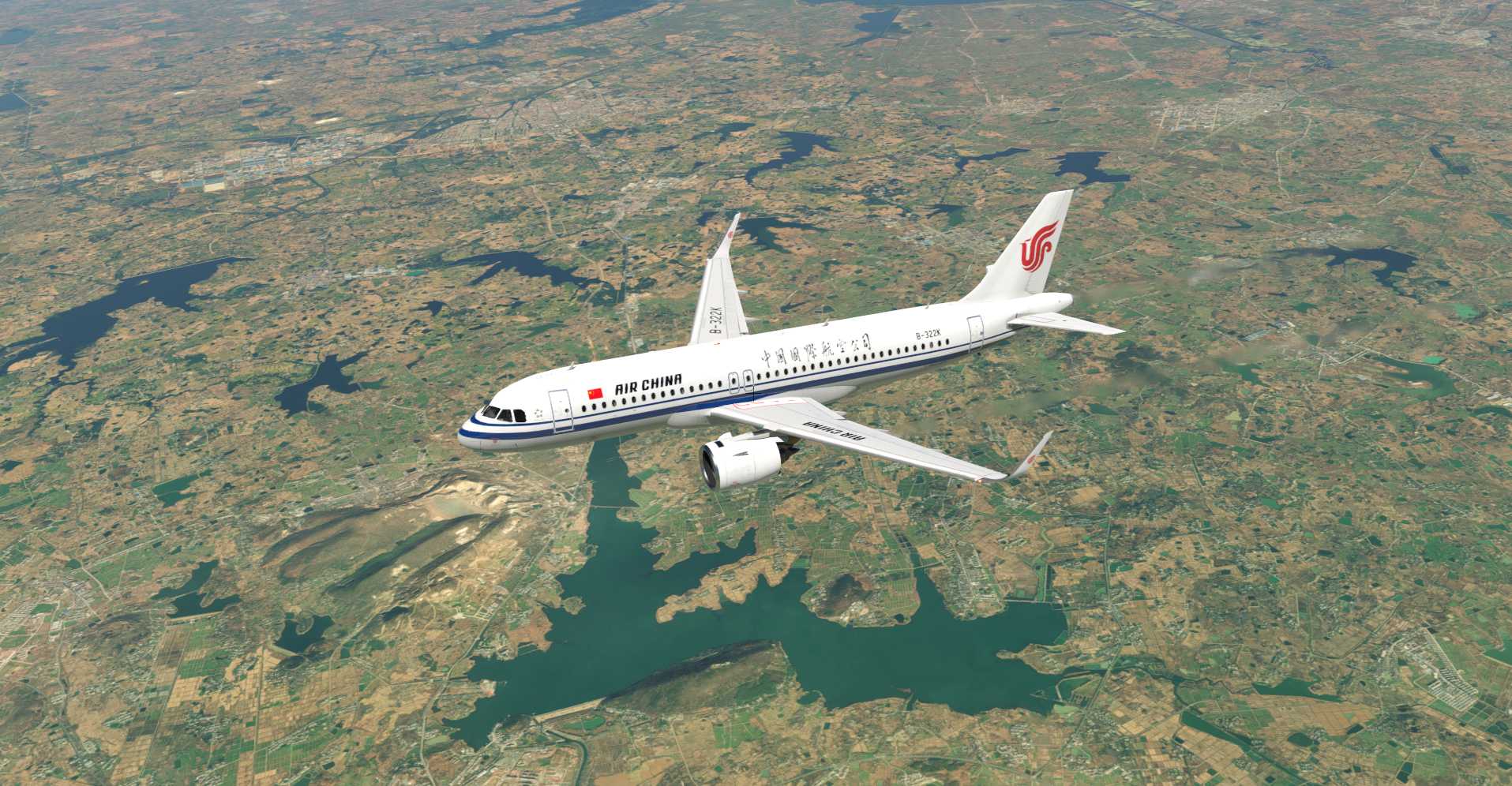 A320三万英尺高空的飞行美图17-6211 