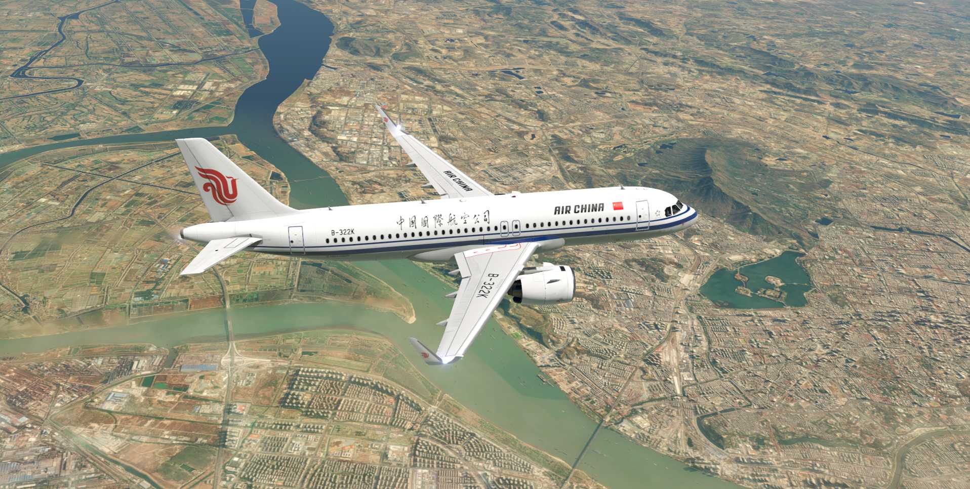 A320三万英尺高空的飞行美图17-2906 