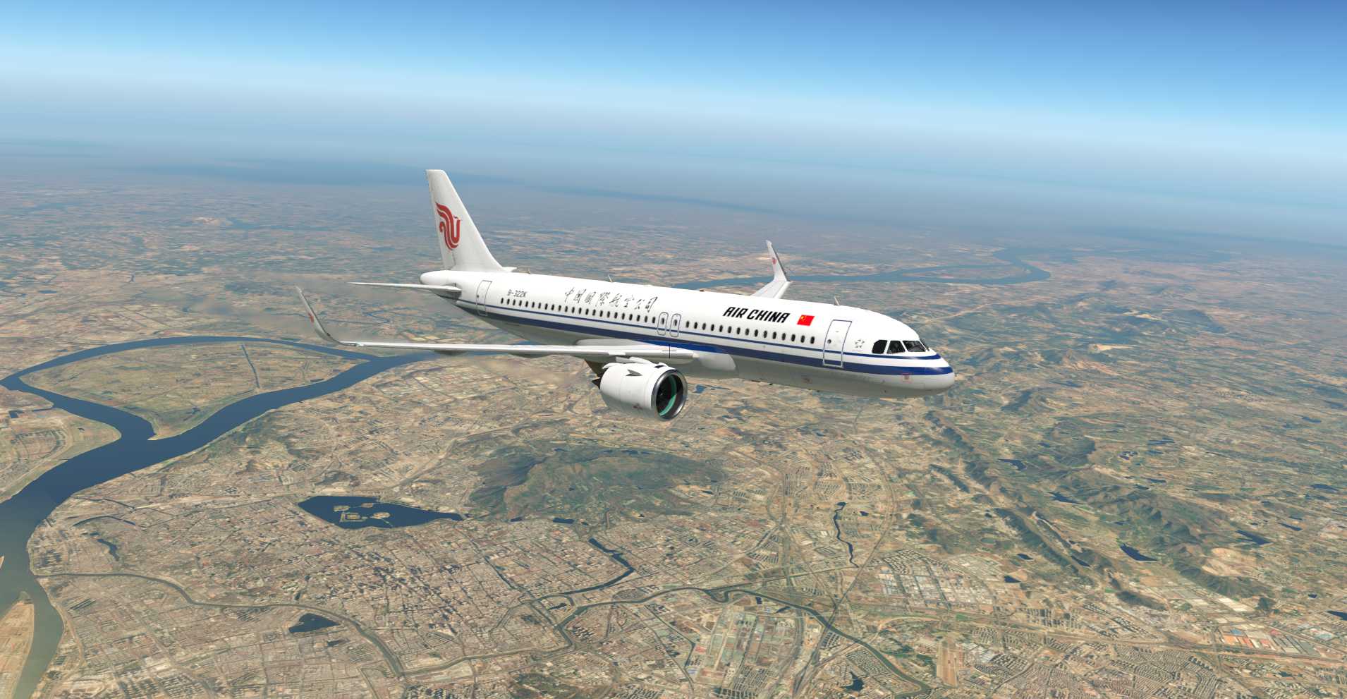 A320三万英尺高空的飞行美图17-7140 