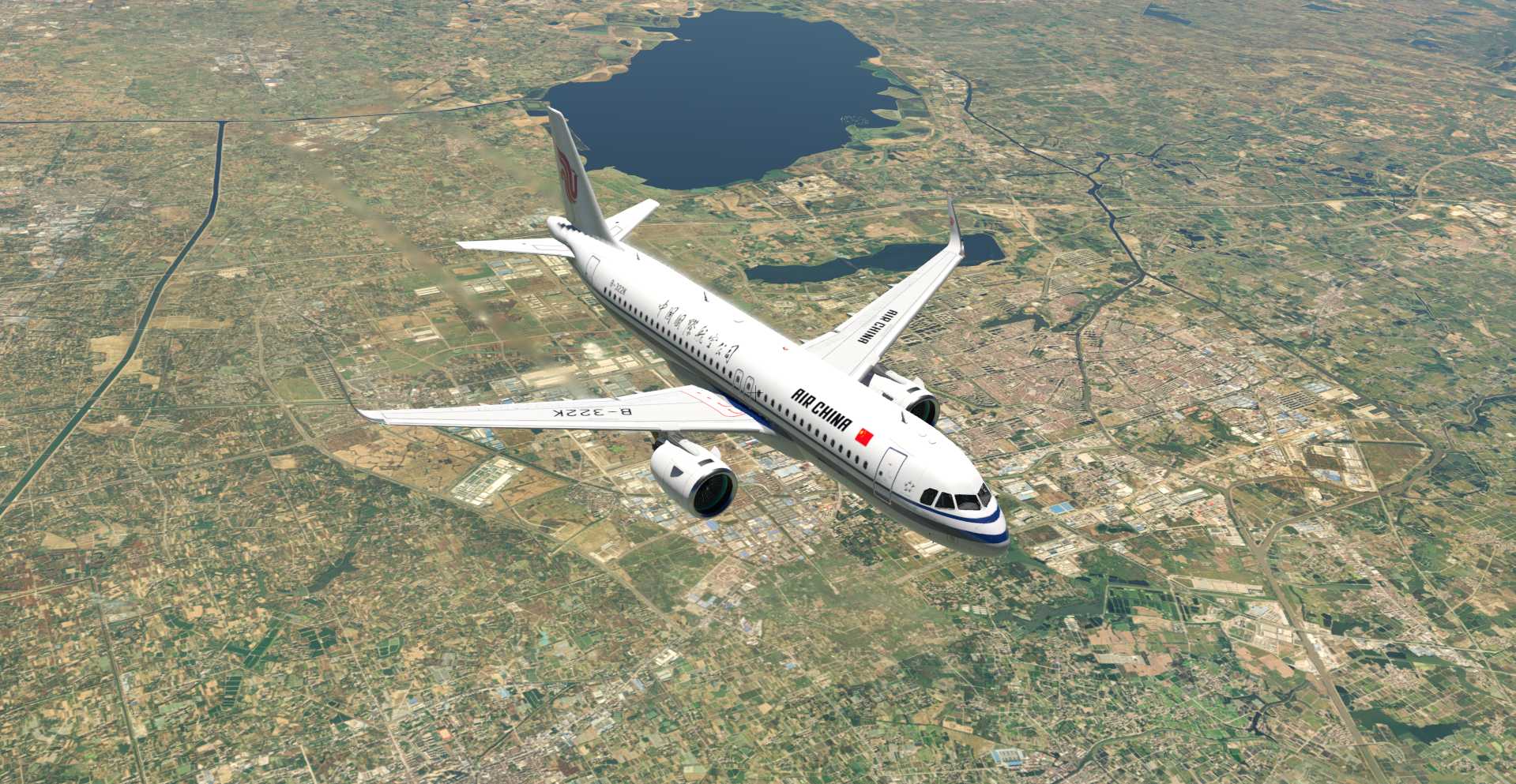 A320三万英尺高空的飞行美图17-5207 