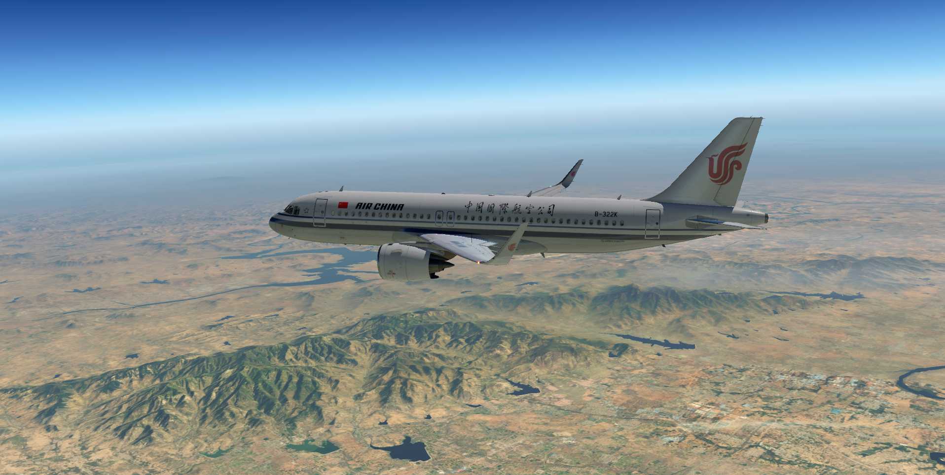 A320飞行美图CA1818-4141 