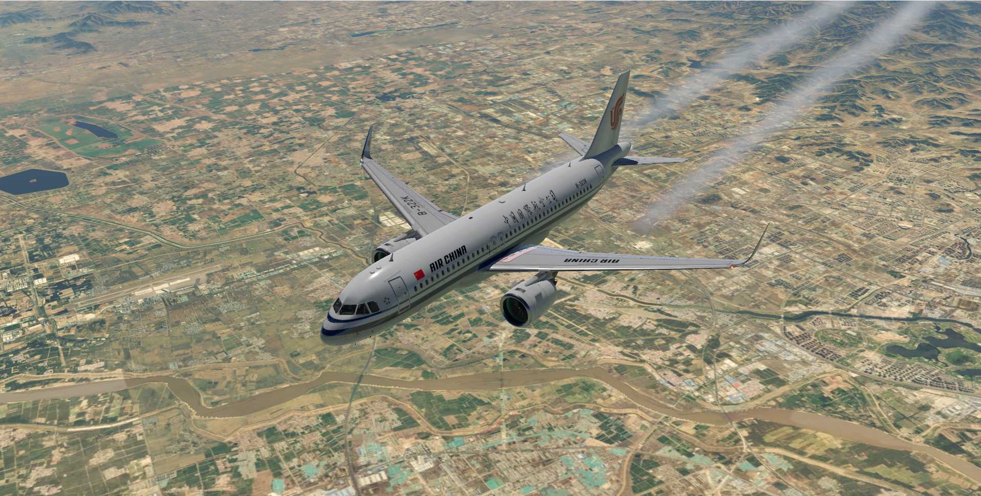 A320飞行美图CA1818-9649 