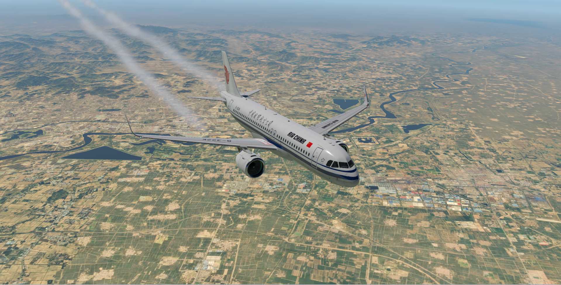 A320飞行美图CA1818-9668 