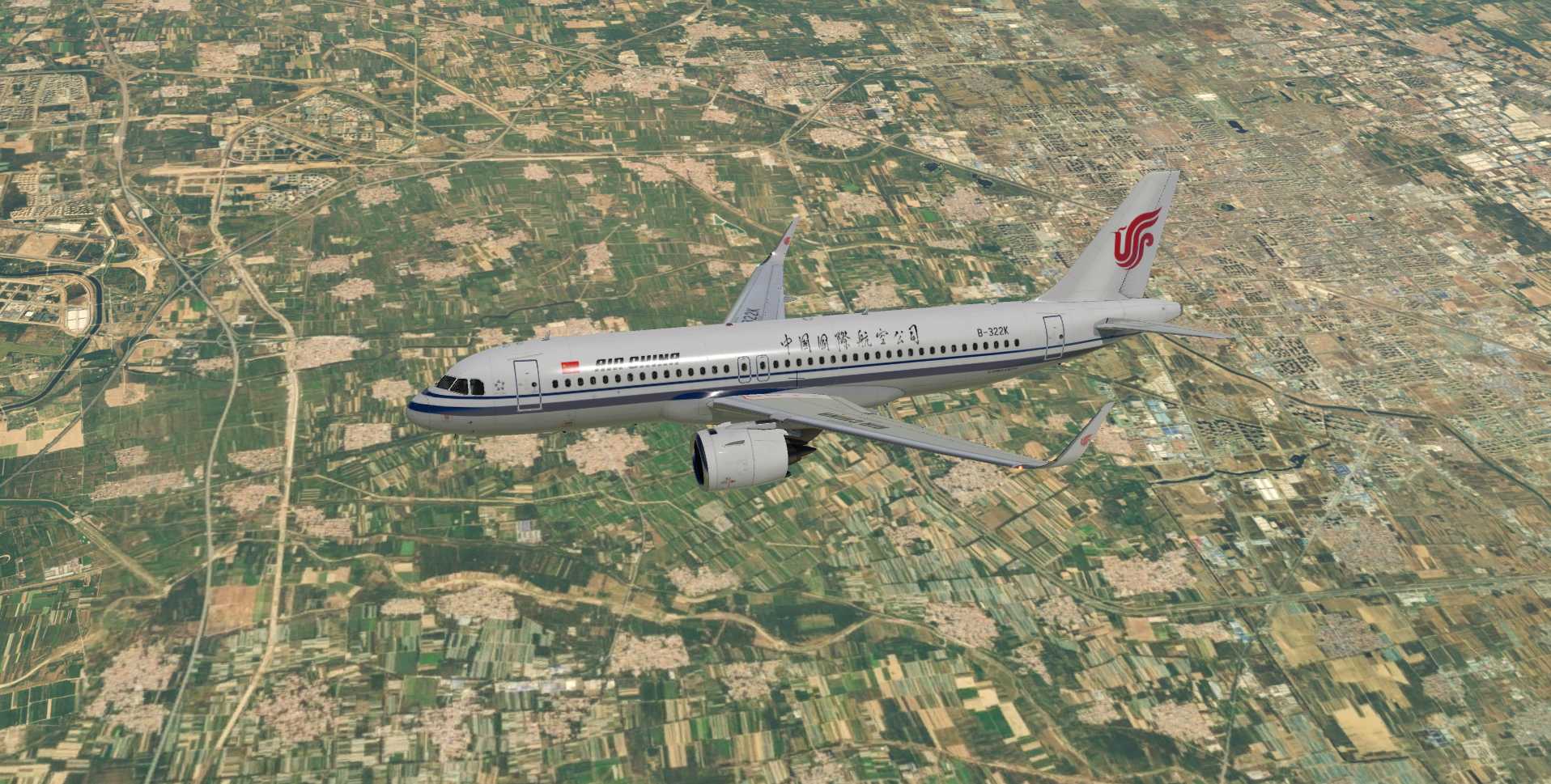 A320飞行美图CA1818-2920 