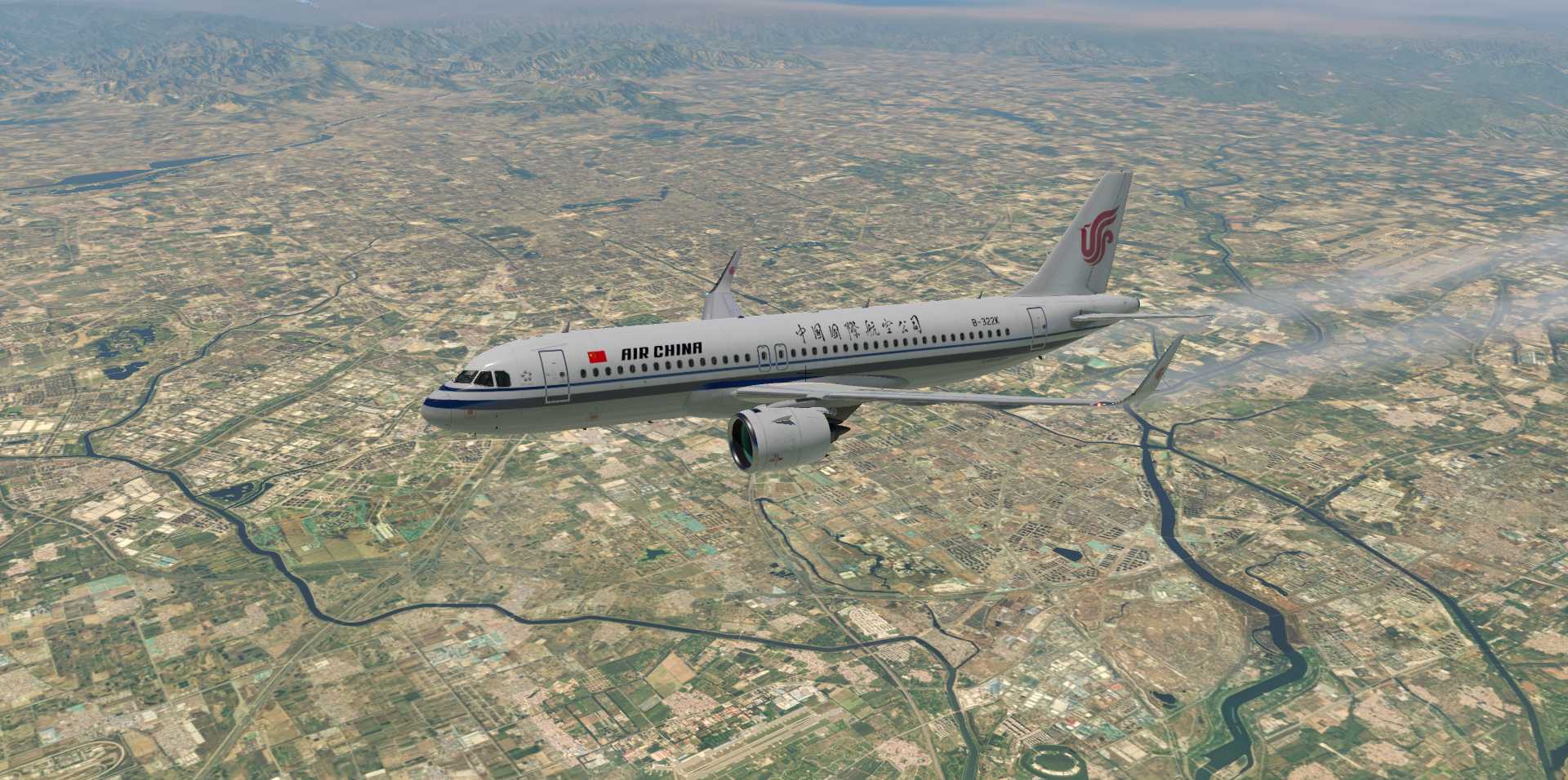 A320飞行美图CA1818-6838 