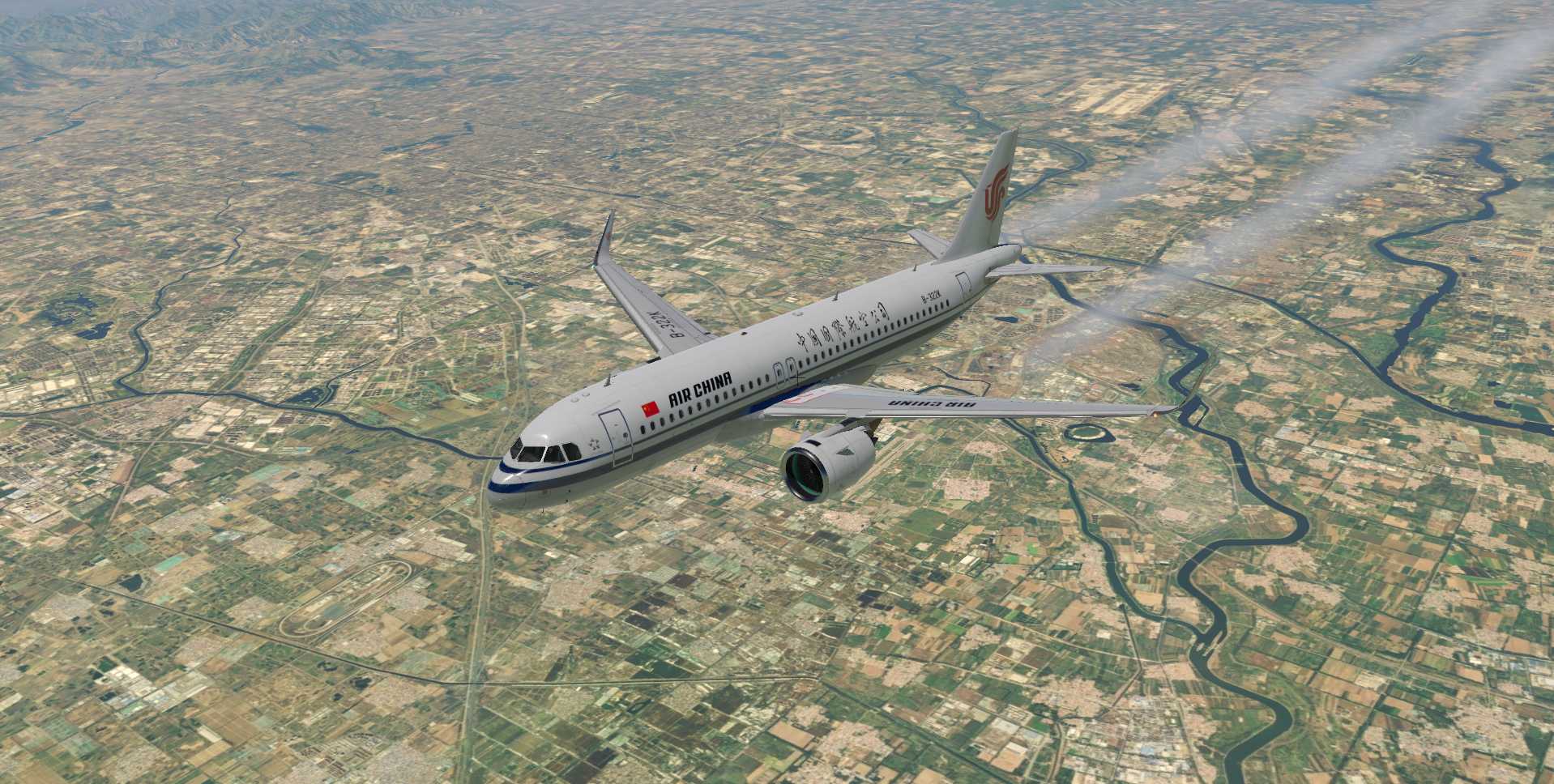 A320飞行美图CA1818-4371 