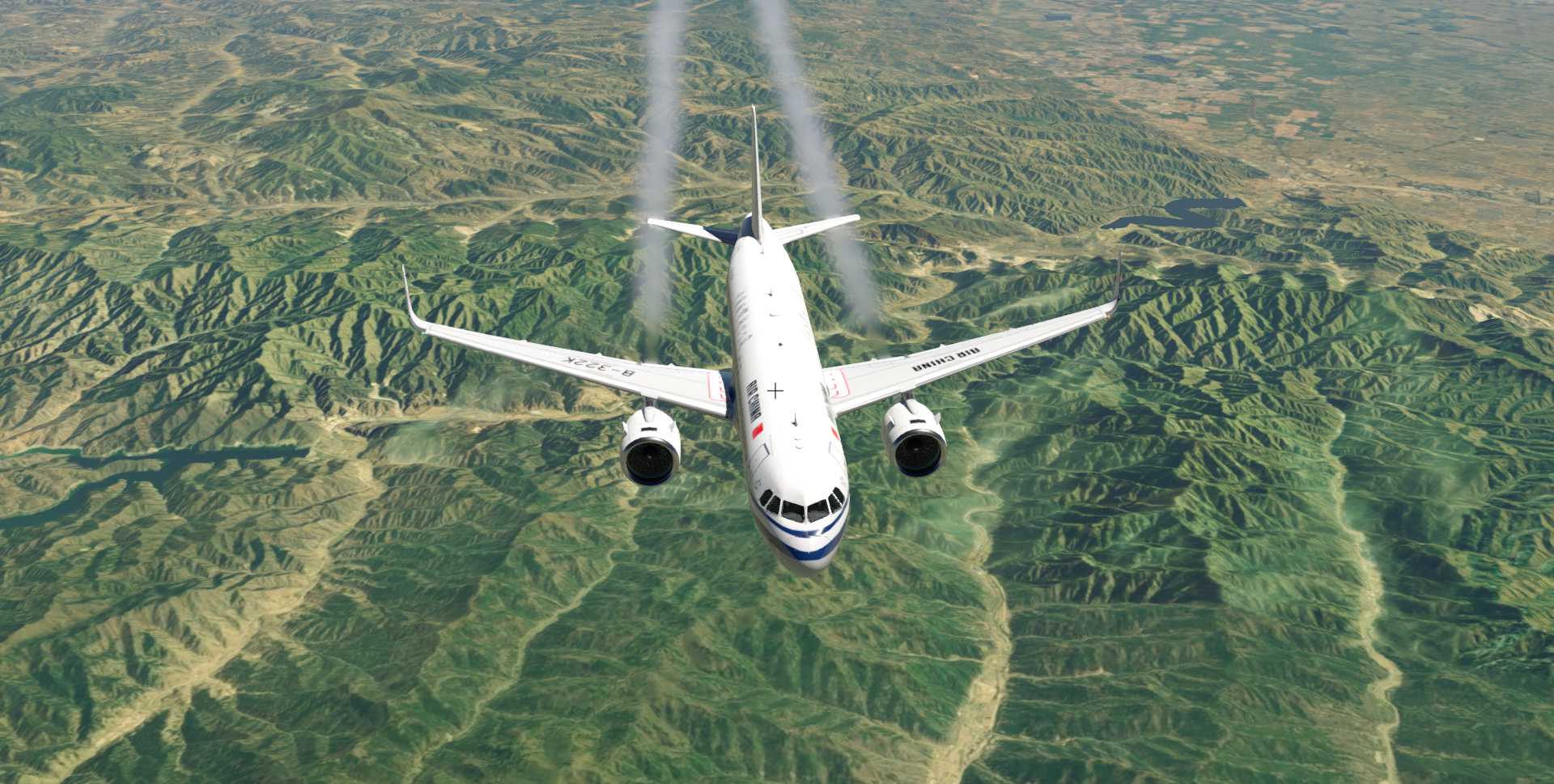 A320飞行美图CA1235-9791 