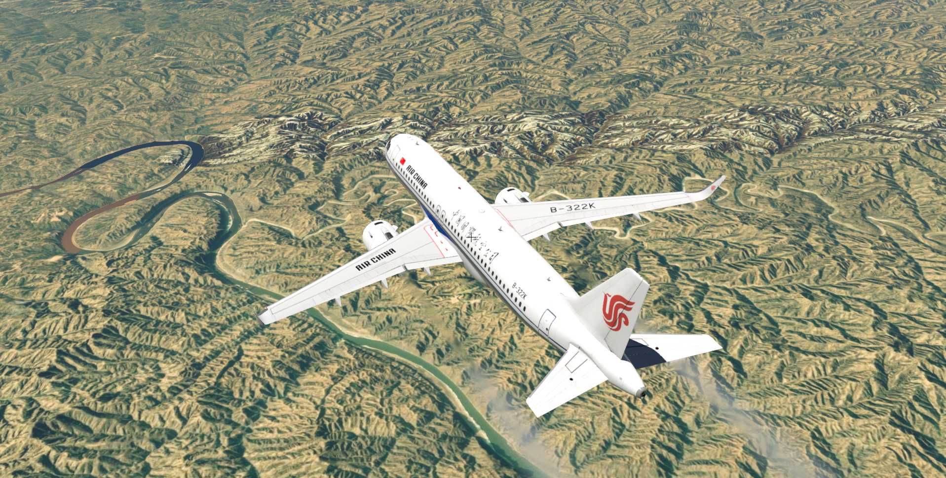 A320飞行美图CA1235-3442 