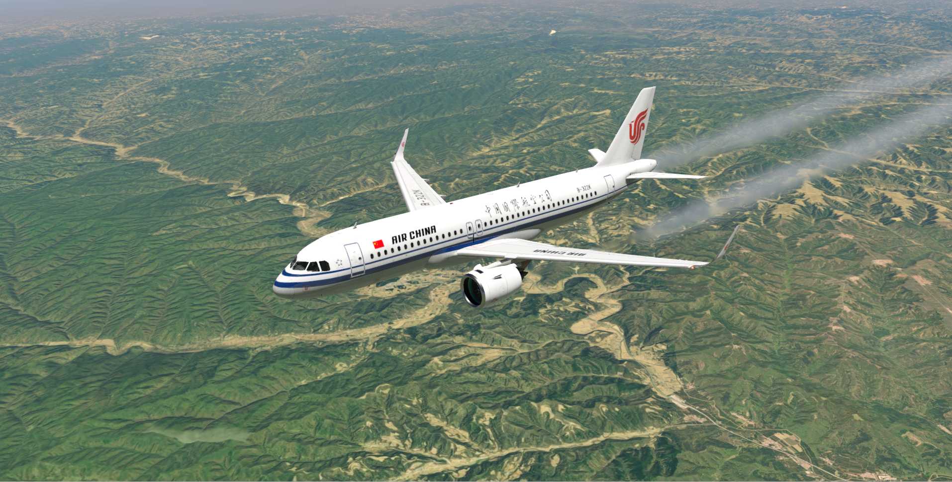 A320飞行美图CA1235-8179 