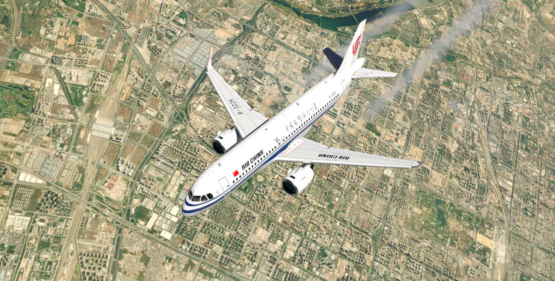 A320飞行美图CA1235-3405 