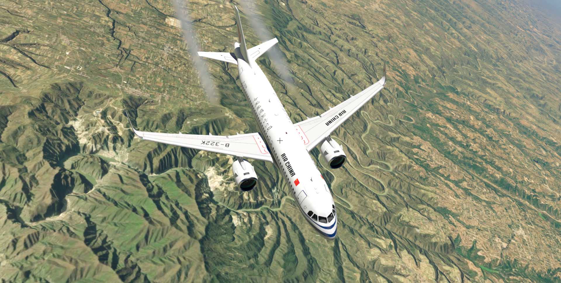 A320飞行美图CA1235-4410 