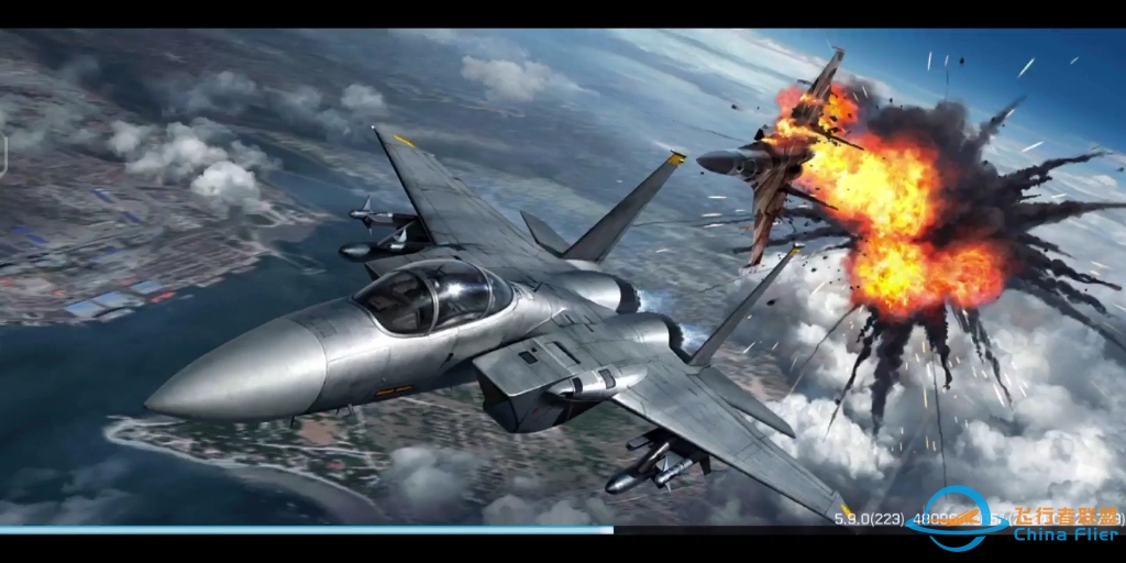 现代空战3D，对战实录-322 