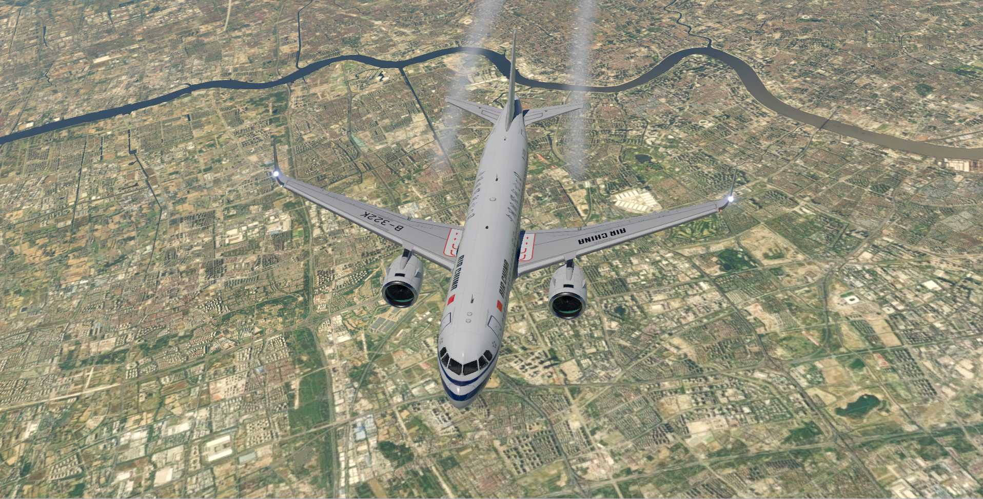 A320飞行美图CA1235-4666 