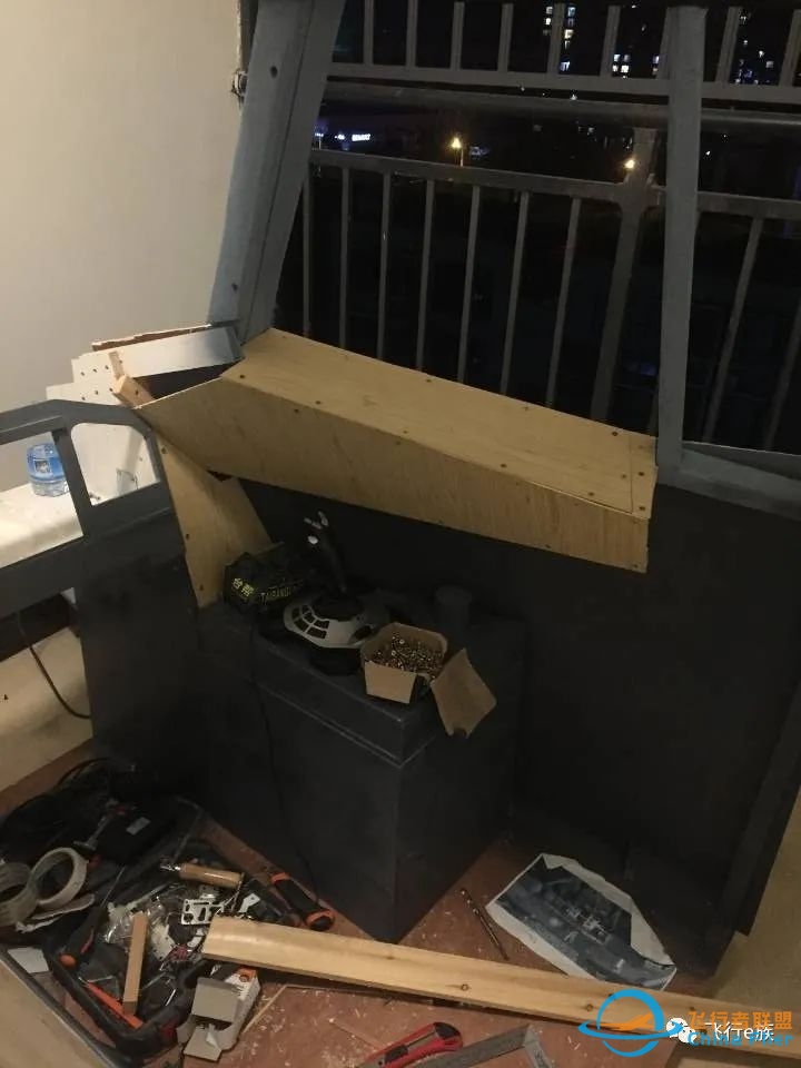 手工打造A320模拟机之上部主体结构-7091 