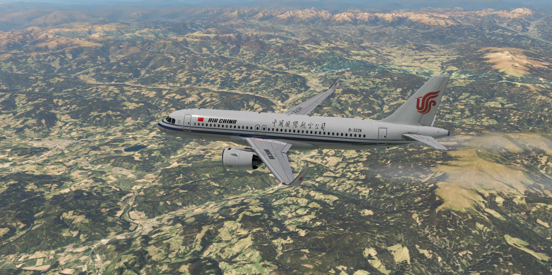 A320飞行美图OS901-821 