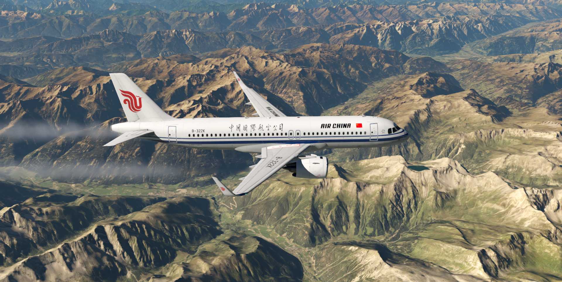 A320飞行美图OS901-7481 